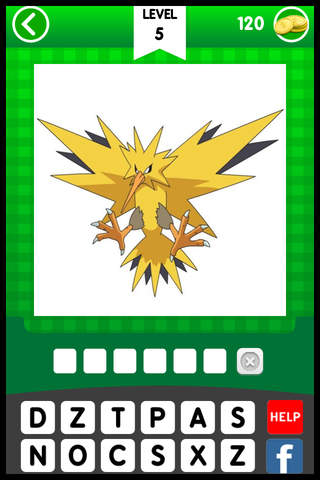 Character Guess - pokemon trivia crack questions - the color pic game quiz series edition screenshot 2