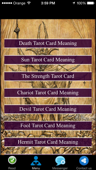 Tarot Card Meaning - Reference Guide