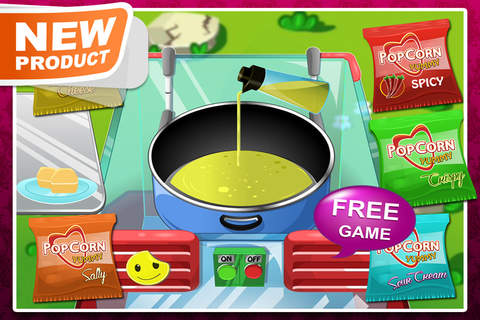 Popcorn Maker Cooking Game screenshot 2