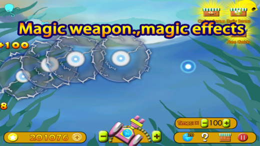 【免費遊戲App】Candy Crazy Fish -  hero uses super weapon capture  amazing fishes-APP點子