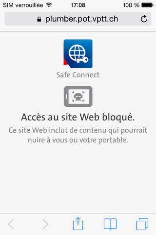 Safe Connect Swisscom screenshot 3