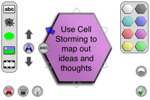 Cell Storming Presenter - Media driven Mind Mapping, Brainstorming, and Presentation screenshot 3