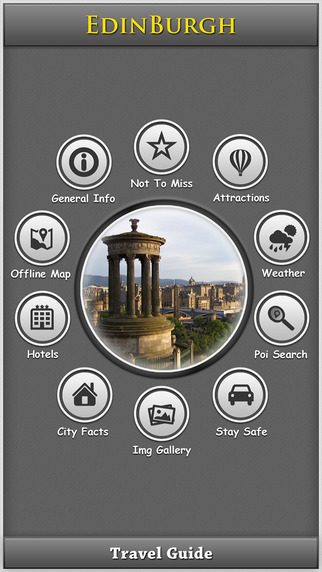 Edinburgh Offline Map Travel Guide