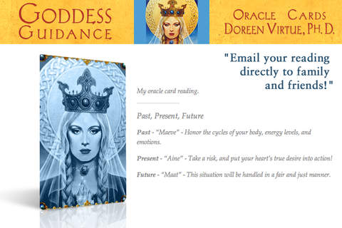 Goddess Guidance Oracle Cards - Doreen Virtue, Ph.D. screenshot 3