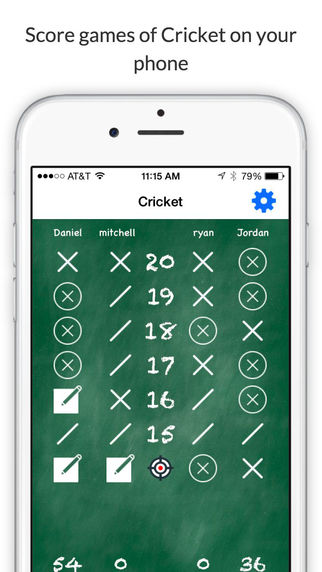 Score Darts: Cricket