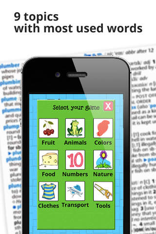 Eduxeso - English: Learn foreign language and play pairs, memory matching puzzle game! screenshot 3
