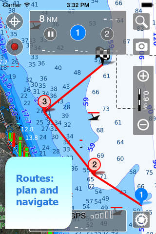 Aqua Map Bahamas Pro - GPS Wavey Line Charts screenshot 3