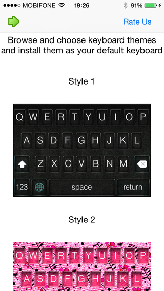 Color Keyboards for iOS 8