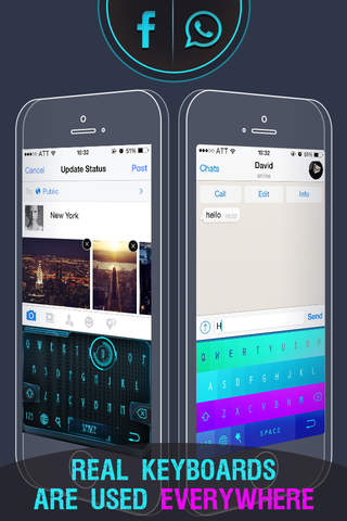 Colorful Keyboard Themes - Custom Keyboards Skins screenshot 3
