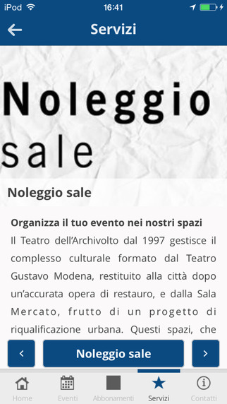 【免費娛樂App】Teatro dell'Archivolto-APP點子