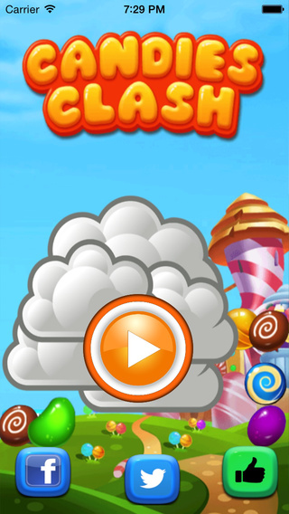 Candies Clash Mania-The best free Match 3 puzzel game for kids and family