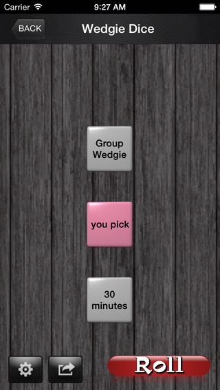 【免費遊戲App】Wedgie Dare Dice-APP點子