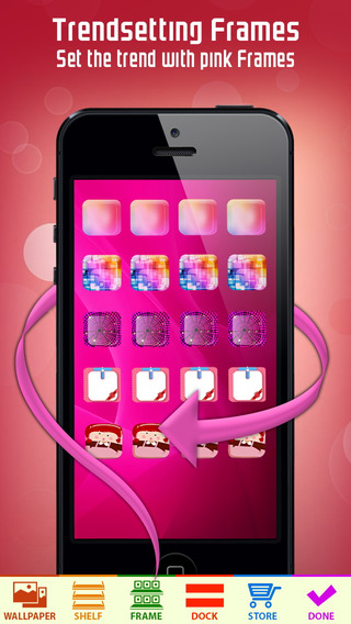 免費下載娛樂APP|Pink Wallpaper Maker for your Home Screen - Make custom Backgrounds with colorful Frame, Shelf & Docks app開箱文|APP開箱王