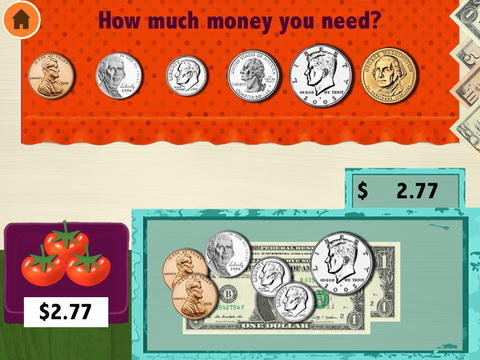 Moca Money USD :money learning counting game for kids