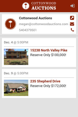 Cottonwood Auctions screenshot 2