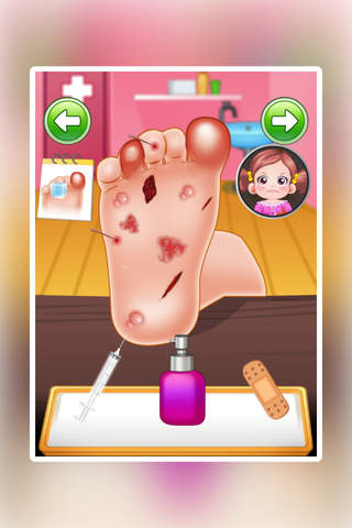 Baby Foot Doctor-Little Kids Game(Crazy Doctor Game/Nail Spa) screenshot 2