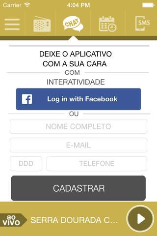 Rádio Serra Dourada Cristalina screenshot 3