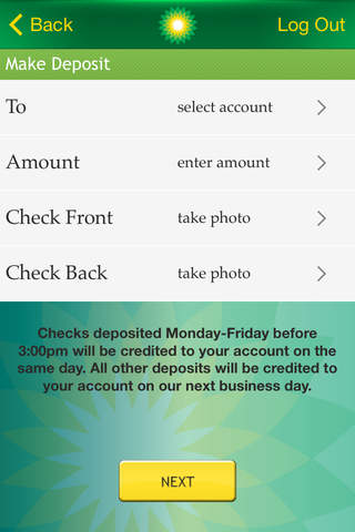 BP Federal Credit Union  Remote Deposit screenshot 2