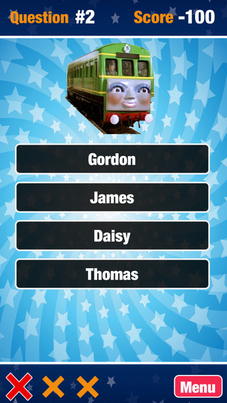 Quiz Game for Thomas and Friends