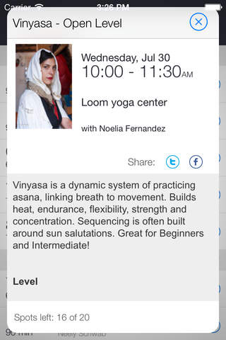 Loom Yoga Center screenshot 2
