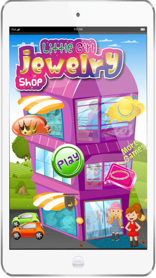 Little girls Jewelry Shop game - Learn how to make decorate repair jewelry in this kids learning gam