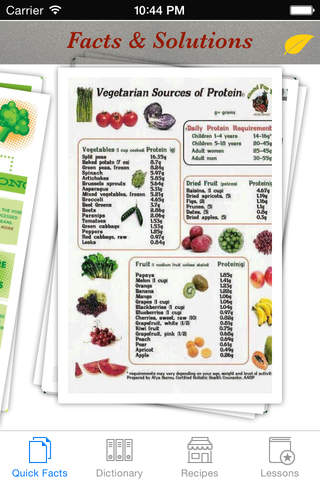 Best Vegetarian and Vegan Nutrition Facts and Recipes: Eating Healthy matters, Free Video Lessons and Glossary Help screenshot 2