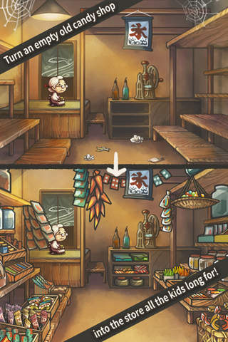 The heartwarming simulation game--Showa Candy Shop screenshot 2