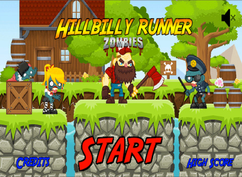 【免費遊戲App】Hillbilly Runner Zombies-APP點子