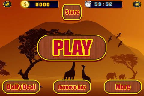 Wild Safari Journey Slots - 777 Jackpot Casino Slot Machine Free! screenshot 4
