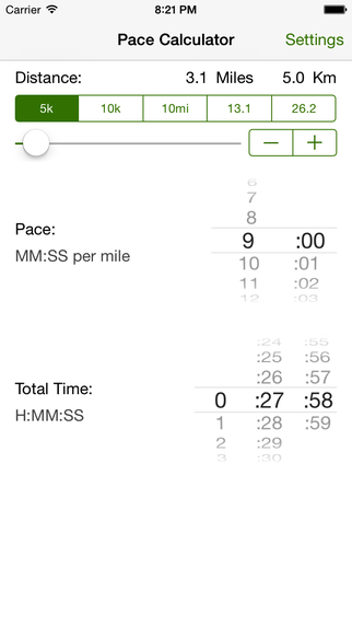 Pace Calculator by RBIDesign