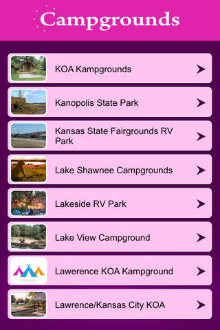 Kansas Campgrounds & RV Parks screenshot 2