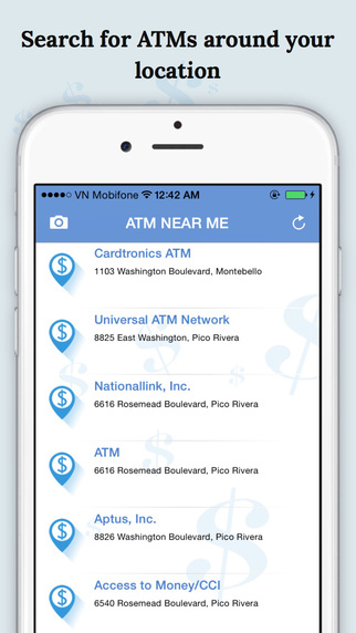 ATM Near Me - Find nearby Banks and Mobile ATM location