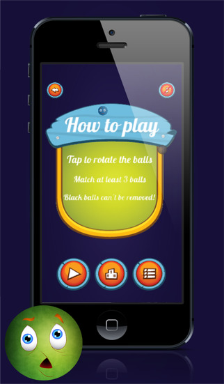 Taptap silly balls - Tap rapid to revolve balls catch falling down ones and match them in an excelle