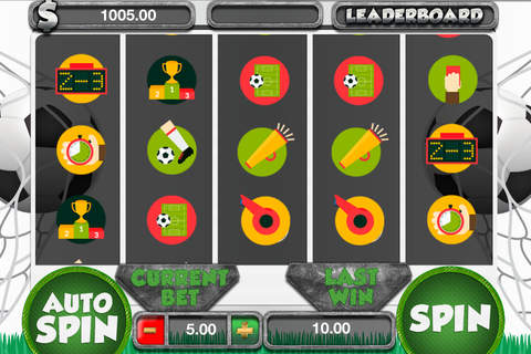 Soccer Cup Slots Machine - FREE Gambling World Series Tournament screenshot 2