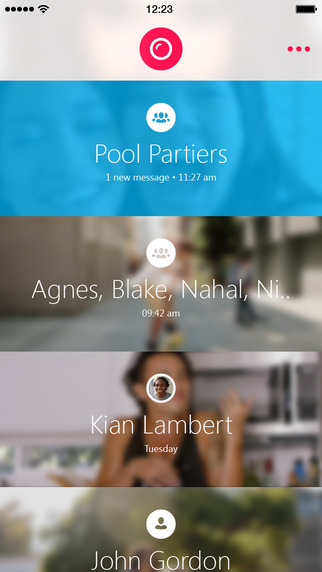 Skype Qik: Group Video Messaging