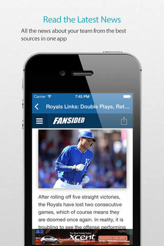 Kansas Baseball Schedule — News, live commentary, standings and more for your team! screenshot 3