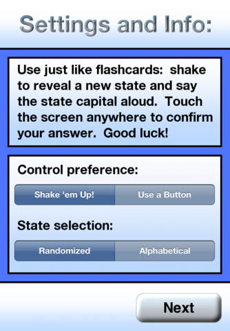 Shake 'em Up State Capitals screenshot 4