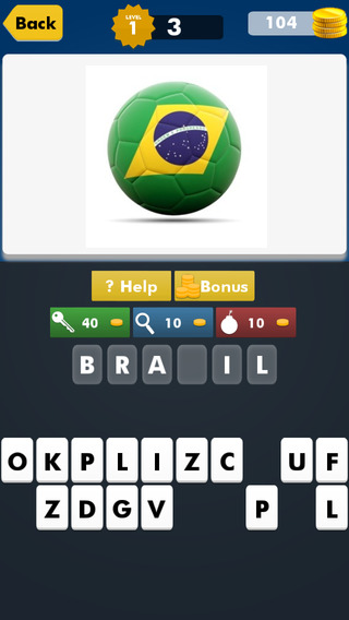 AAA Guess Flag ~ Football Soccer 2K15 Team Quiz Trivia
