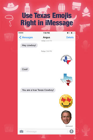Texas Emoji Keyboard Premium screenshot 3