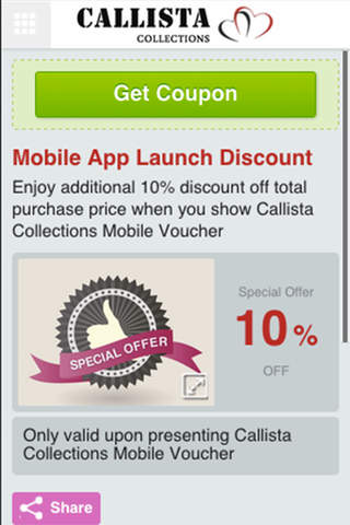 Callista Collections screenshot 4