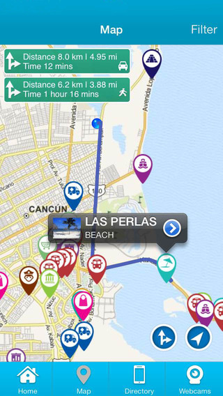 【免費旅遊App】Smart Map Cancun-APP點子