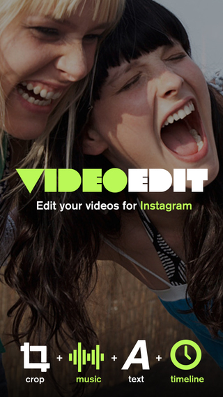 VideoEdit - Make Videos Beautiful by adding Text Music Overlays