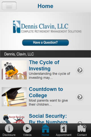 Dennis Clavin, LLC screenshot 2