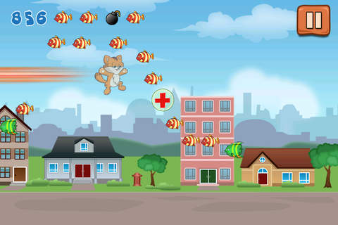 Pet Cat Jump Free - Addictive Top Game screenshot 2