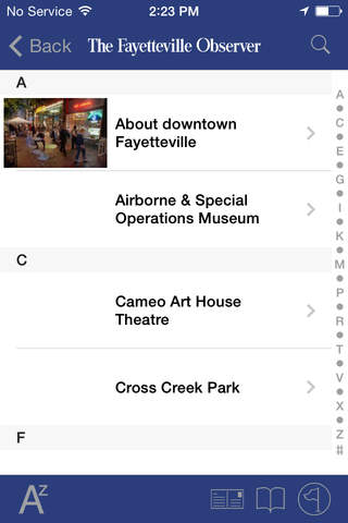 Discover Fayetteville screenshot 2
