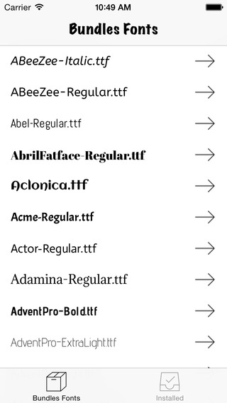 【免費工具App】BytaFonts 8 - Install AnyFonts for iOS 8-APP點子