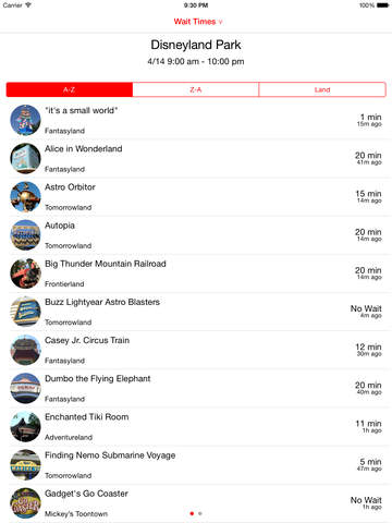 【免費旅遊App】Wait Times For Disneyland-APP點子