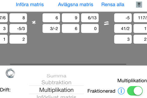Matrix math calculator Pro screenshot 3