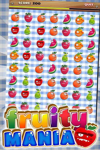 Fruity Match Up Mania - A Cool Puzzle Link Crush Challenge screenshot 2