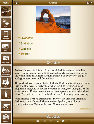 【免費旅遊App】Chimani National Parks-APP點子